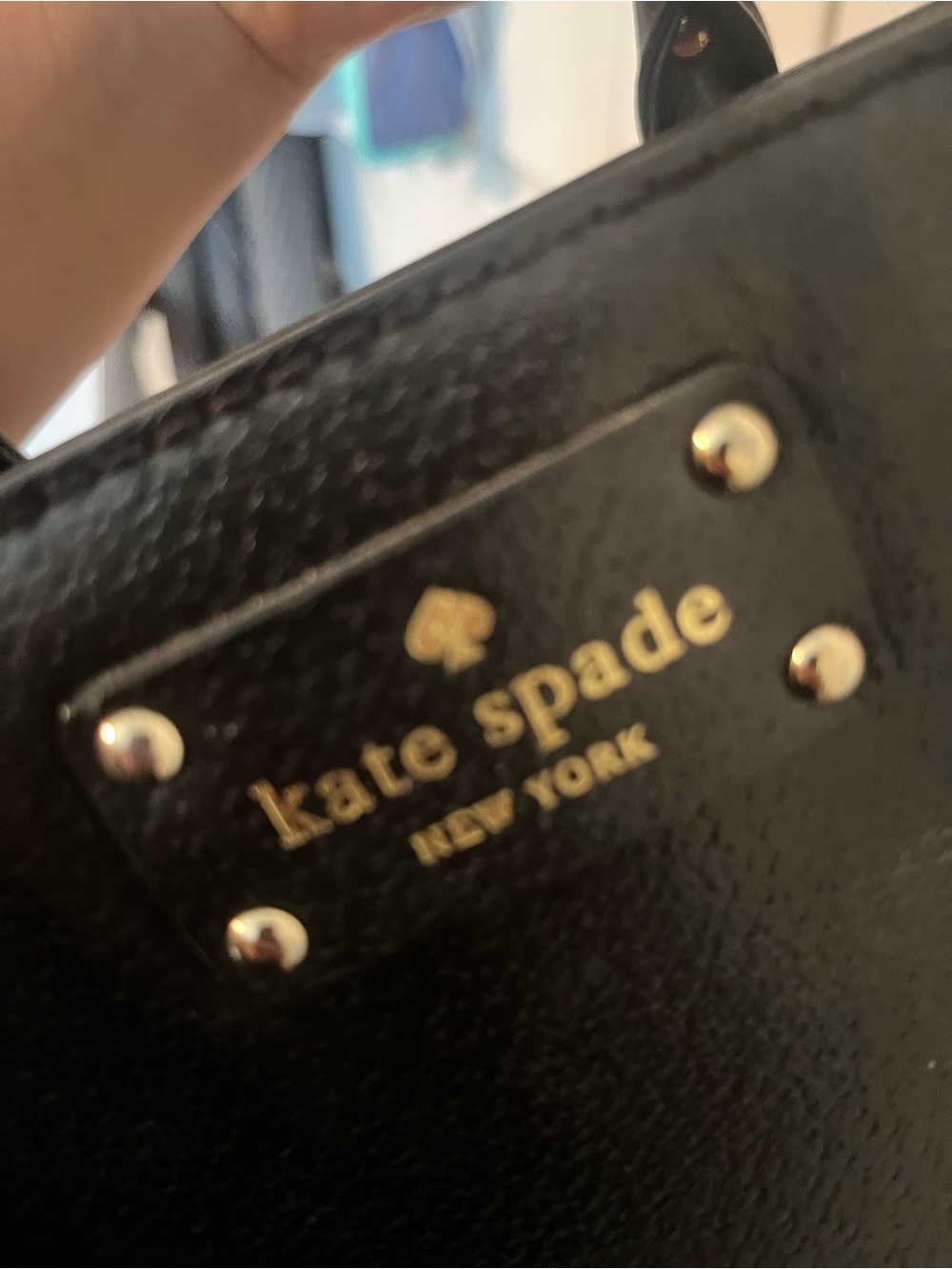 kate spade Black Leather Top-Handle Satchel with Crossbody Strap - Picture 4 of 6
